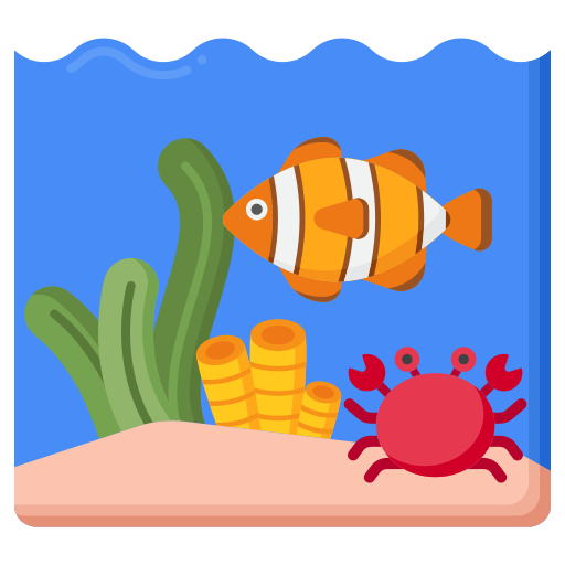 logo representing marine ecologies and environments
