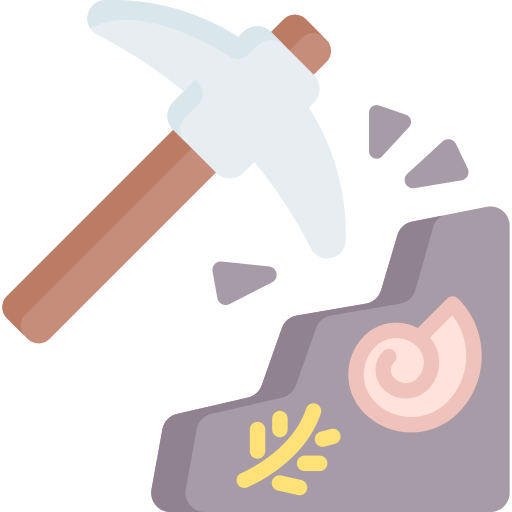 logo representing palaeontology field work